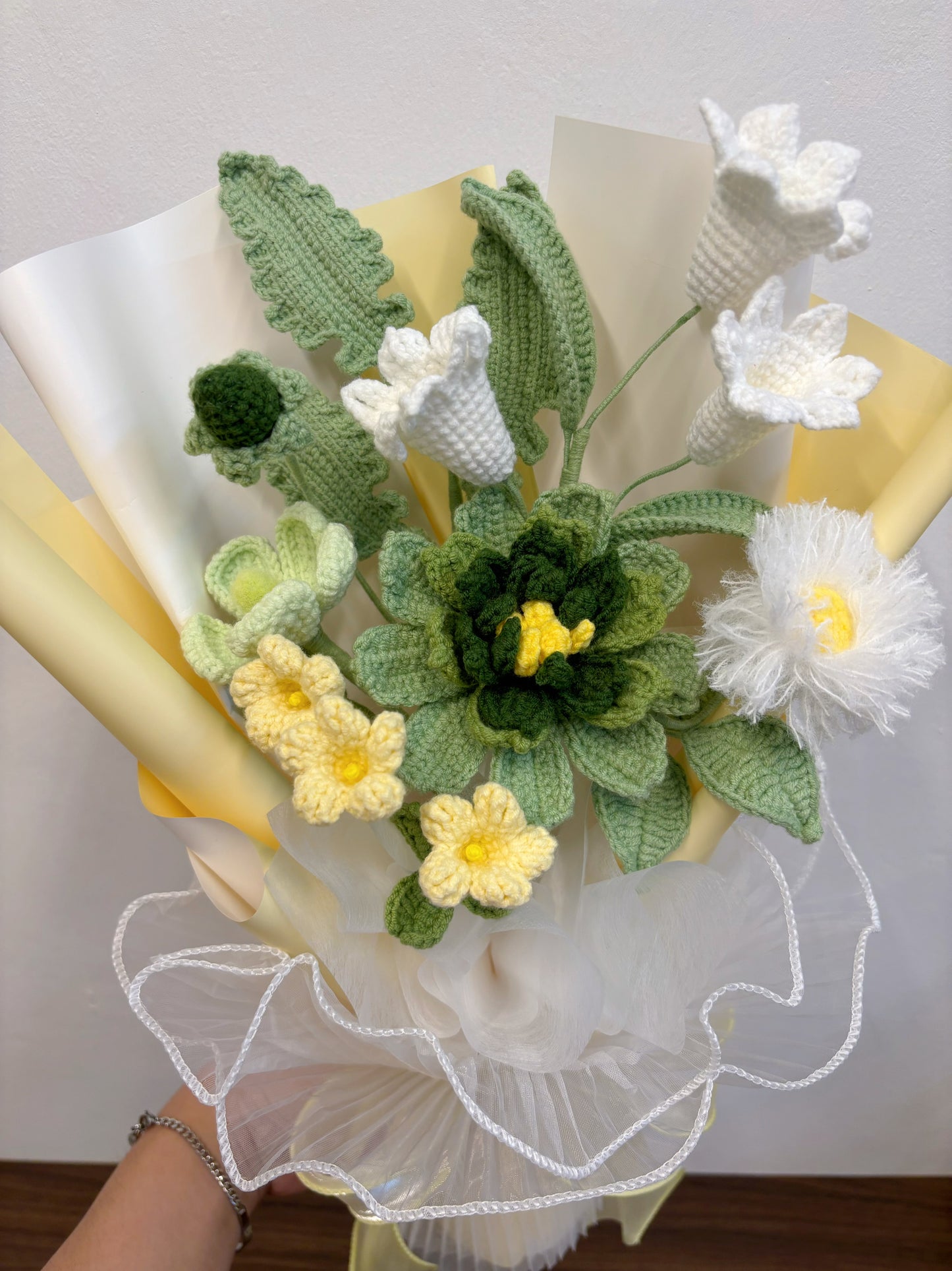 Spring Meadow Crochet Bouquet