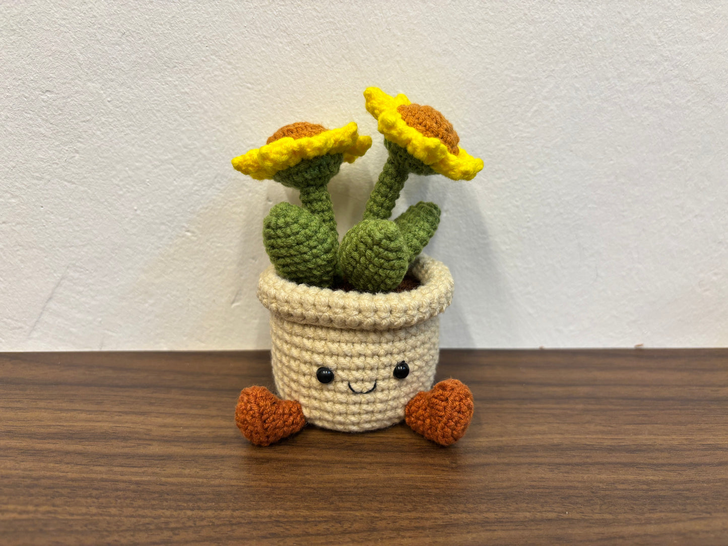 Small Plush-Inspired Crochet Plant Pot