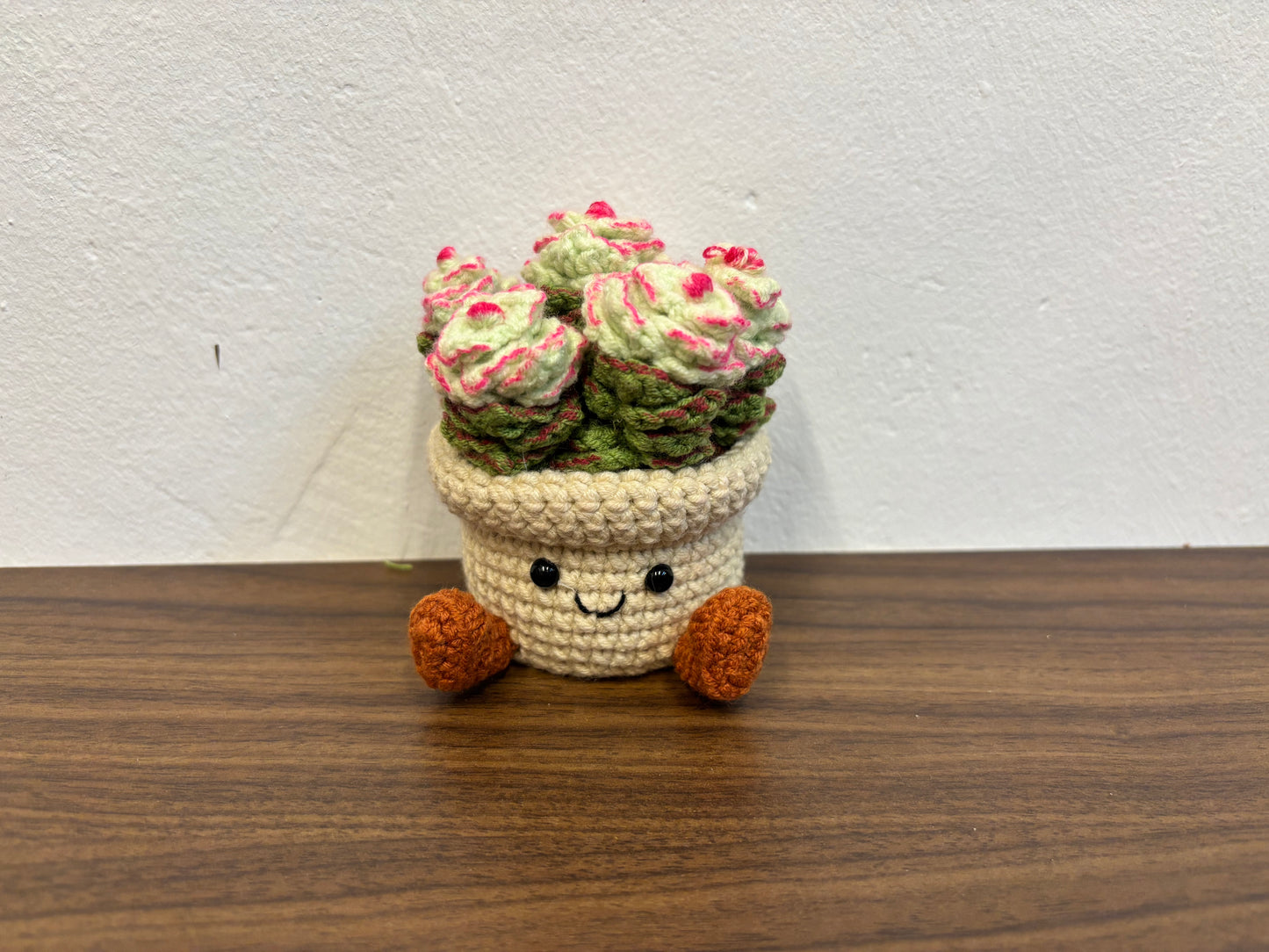 Small Plush-Inspired Crochet Plant Pot
