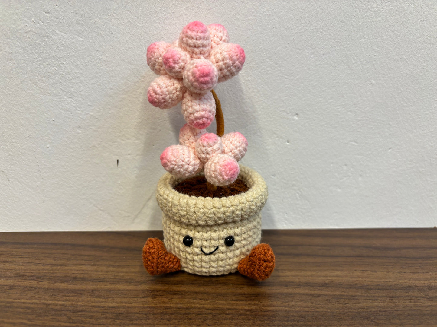 Small Plush-Inspired Crochet Plant Pot