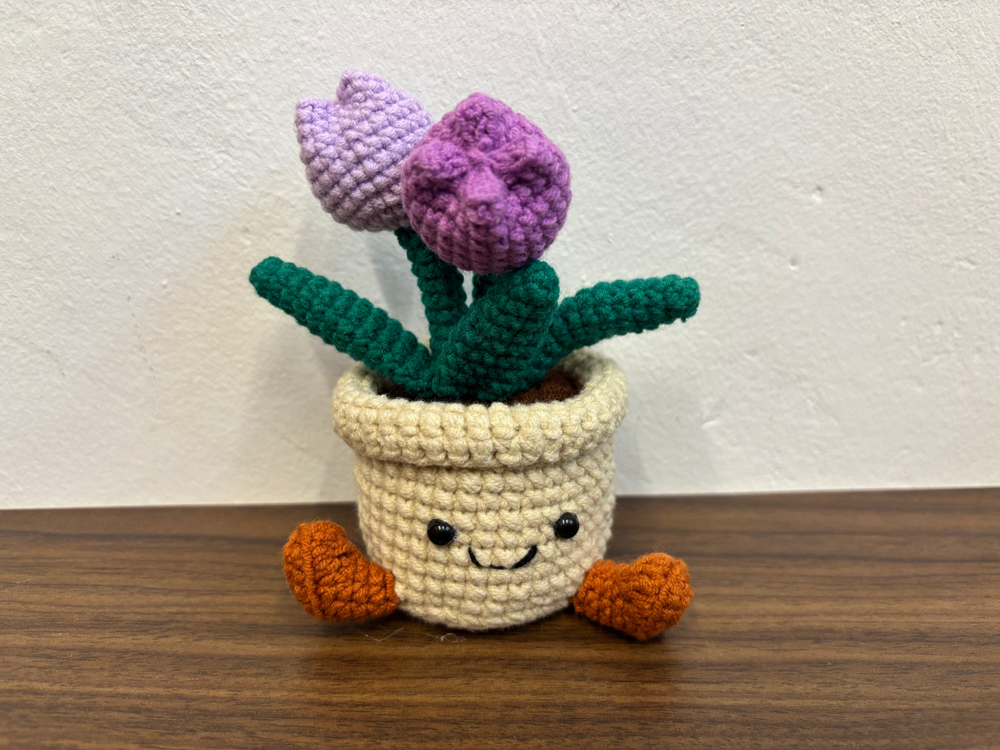 Small Plush-Inspired Crochet Plant Pot
