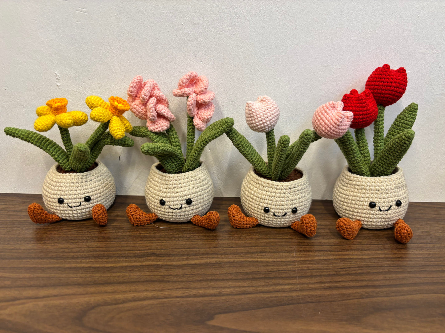 Large Plush-Inspired Crochet Plant Pot