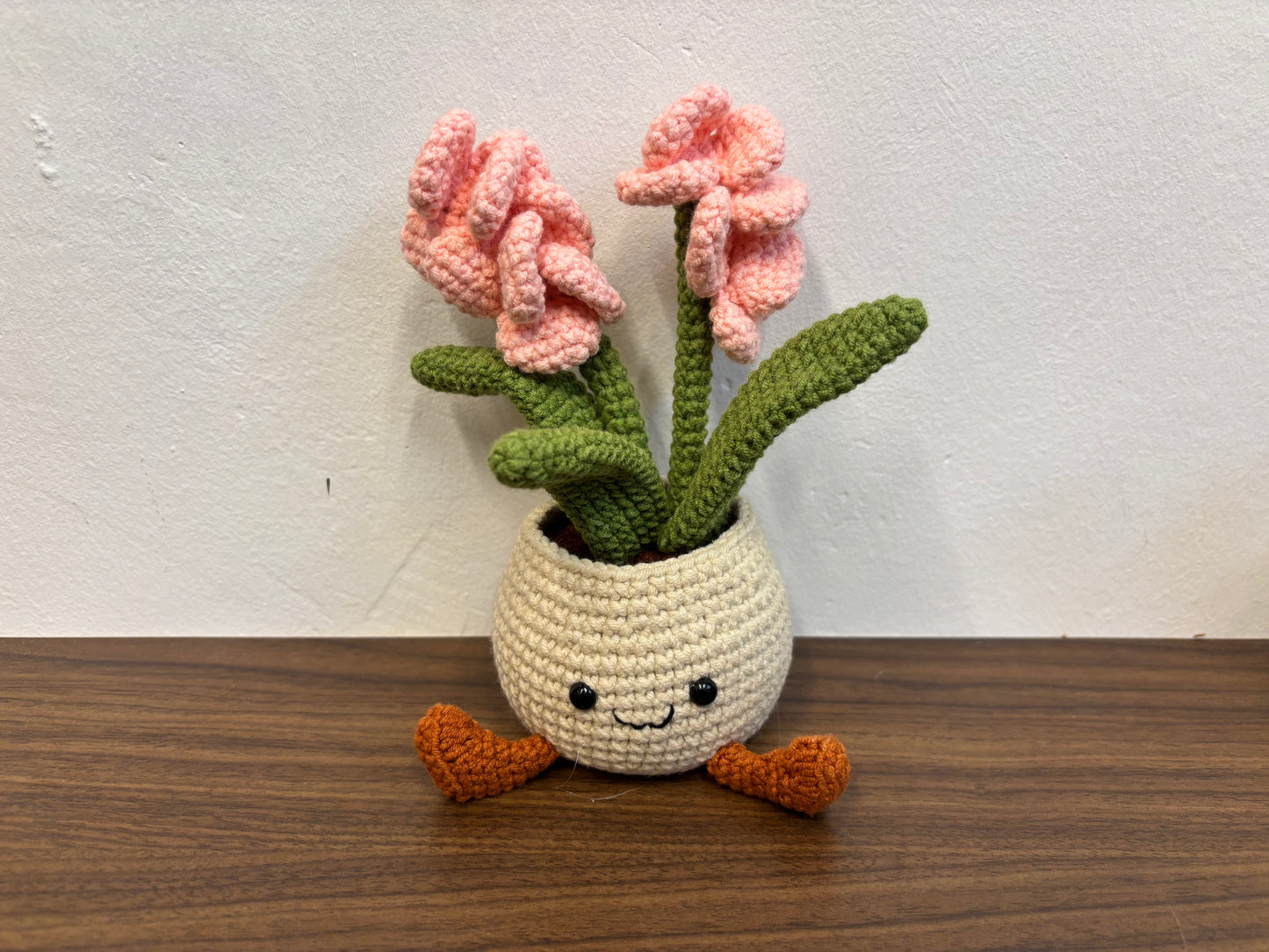 Large Plush-Inspired Crochet Plant Pot