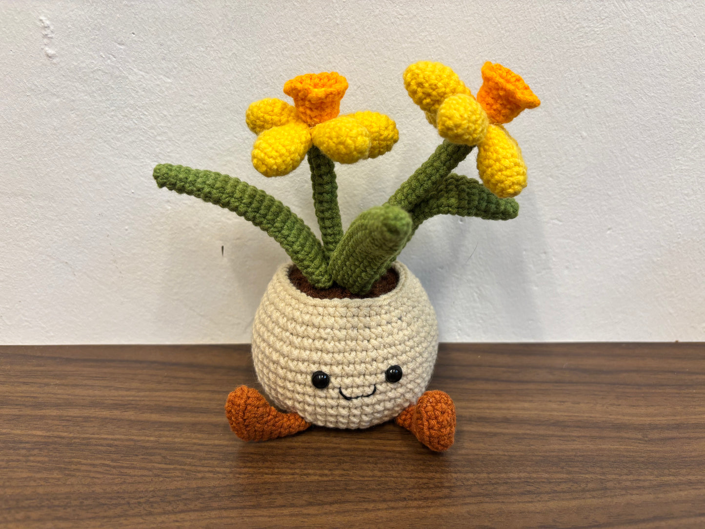 Large Plush-Inspired Crochet Plant Pot
