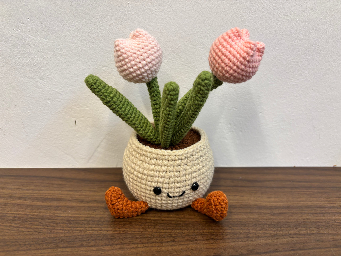 Large Plush-Inspired Crochet Plant Pot