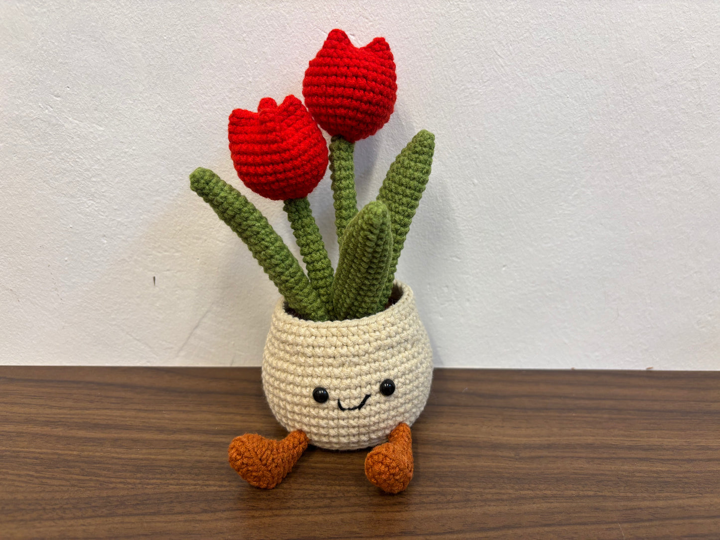 Large Plush-Inspired Crochet Plant Pot