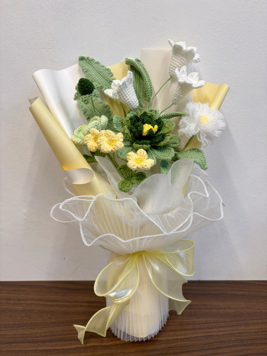 Spring Meadow Crochet Bouquet